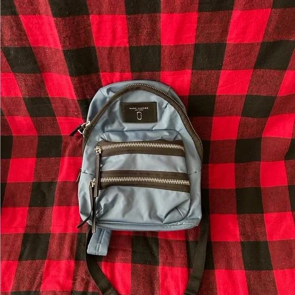 Marc Jacobs Blue Backpack Compact Design - Picture 1 of 4
